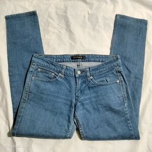 Levi's 524 Too Superlow Jeans Womens Size 7 Medium 31x30 Blue Denim Y2K Low Rise